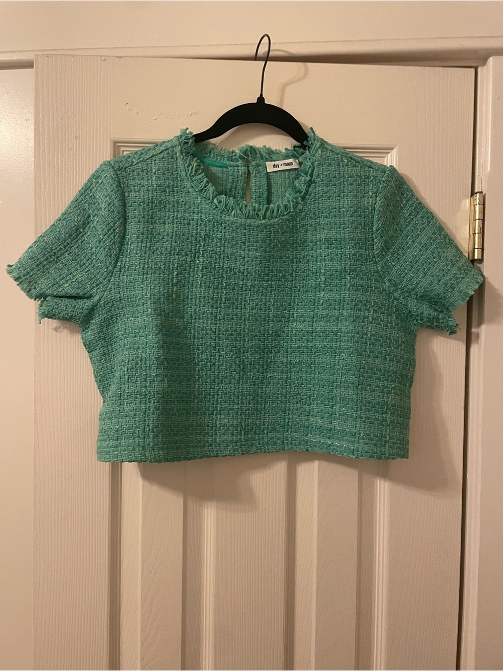 Day and Moon Green tweed set NEW WITH TAGS